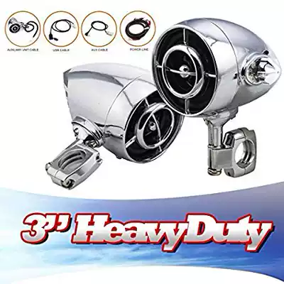 LEXIN Waterproof Heavy Aluminum Motorcycle Audio Systems
