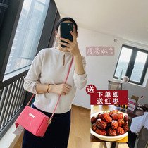 Single shoulder ladies bag waterproof can be mommy bag large capacity handbag fashion light and versatile small number inclined satchel bag