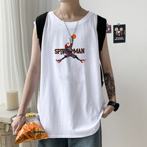 Hurdle Vest Mens Basketball Summer Cotton Hip Hop Loose Size 2021 New Tide Brand Sleeveless T-Shirt Mens Hans
