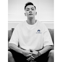 Short sleeve T-shirt mens Tide brand Cotton loose summer thin Chen Wei Ting with white base shirt half sleeve men