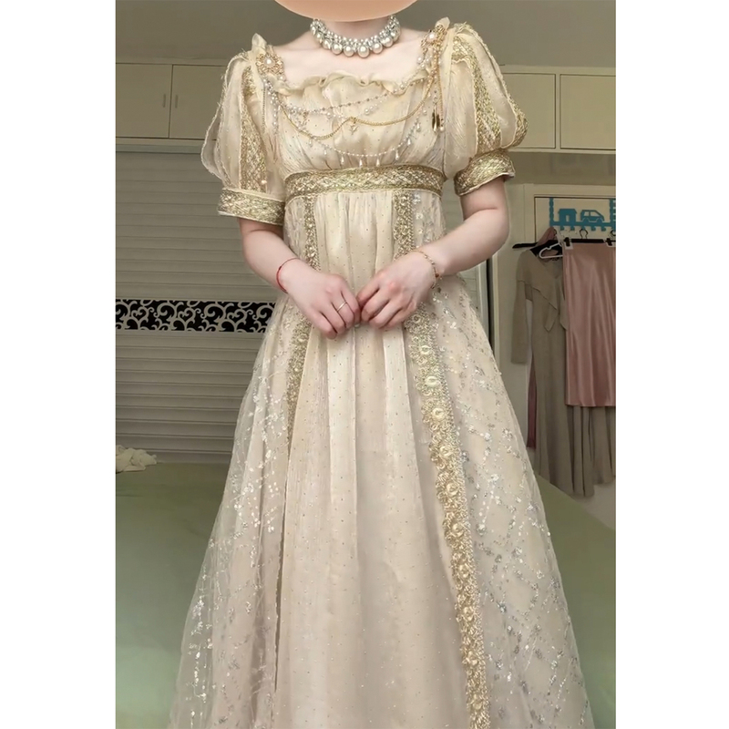Lolita Imperial Dress Evening Gown High-End Vintage Court Style Lolita Dress Elegant Student Day Coming-Of-Age Ceremony