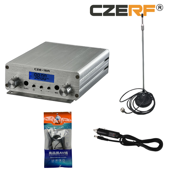 2W 15W Wireless FM Broadcast Stereo FM Transmitter suitable for car transmitters