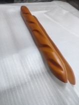 Modern retro wooden handle log handle door handle bread-shaped baguette handle shop hotel handle bakery