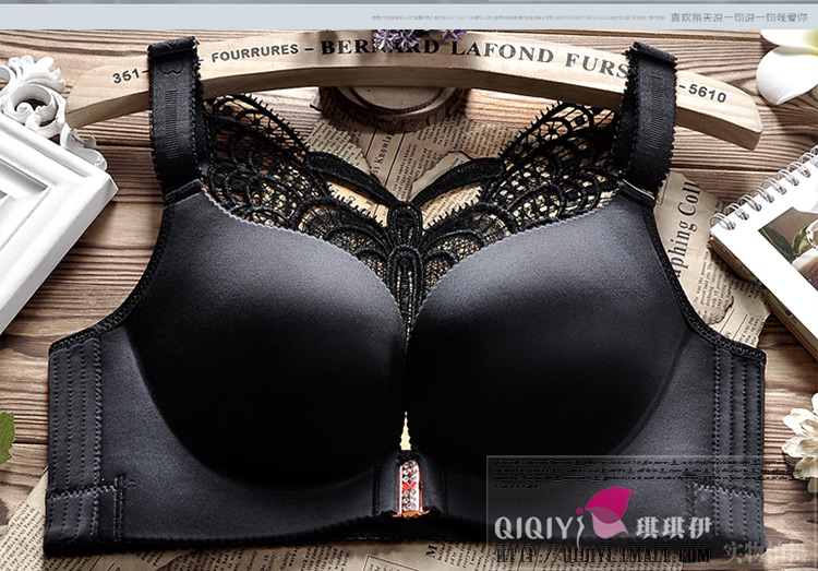 Khóa trước cỡ lớn áo lót nữ ren cup gợi cảm tụ tập gần sữa không có dấu vết đồ lót nữ cao cấp
