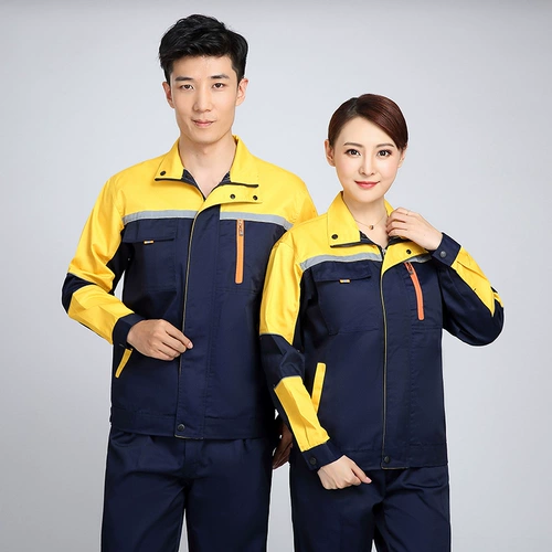 Осенний комплект для работы подходит для мужчин и женщин, дышащий износостойкий лонгслив, делается под заказ