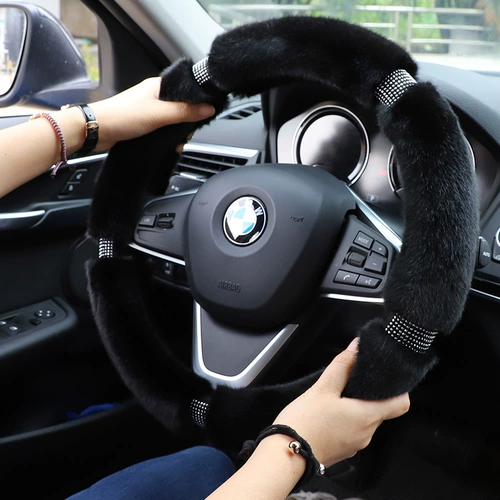 Зимний плюшевый удерживающий тепло руль, нескользящая модная милая универсальная рукоятка, новая коллекция