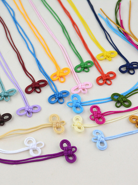 DIY Omamori Chinese Knot Accessories 20cm Omamori Knot Red Ribbon Knot Yellow Glasses Knot 20cm Chinese Knot