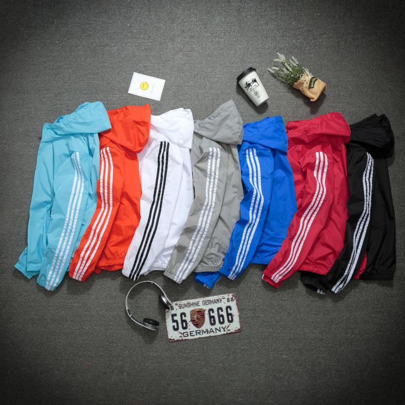 Summer Couple's Sun Protection Jacket for Men, Outdoor Sports Youth Three-Stripe Sun Protection Clothing Trendy Style