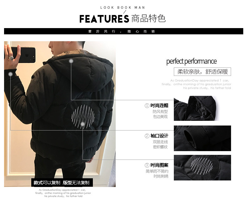 Blouson chaud pour homme en Polyester - Ref 3114060 Image 10