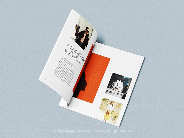 图片[5]-3D多规格翻页杂志画册书籍封面内页设计贴图ps样机素材展示效果-cg男孩