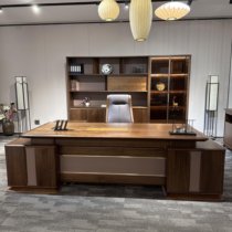 Boss desk simple modern table and chair combination new Chinese style executive desk single president desk manager office furniture