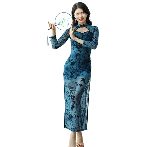 Классическое ципао, этническая спортивная одежда, китайский стиль