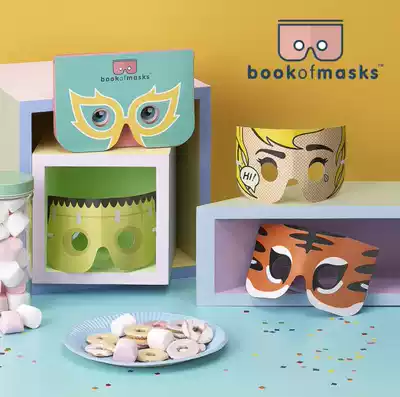 British Luckies paper Mask Book of Mask tear off ready to use ball Mask 30