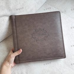 British Kidsren's Wedding Photo Album Cover Square 8 Square 10 Baby Photo Album Photo Book Cover Leather Book Cover