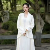 素飞 Ханьфу, кружевное бархатное приятное телу ципао, куртка, увеличенная толщина, китайский стиль, оверсайз