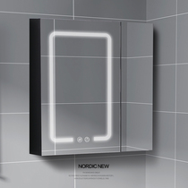 Smart Bathroom Mirror Cabinet Toilet Apart Mist with lamp mirror with storage compartment Aluminum Hanging Wall Type Mirror Cabinet Mirror Case