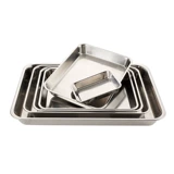 Ке де сандайская стальная сталь на пару на пару рисовой диск Домашний прямоугольный лоток для карты Бизнес Баркуфф Баркот Запеченная рыба Пластина