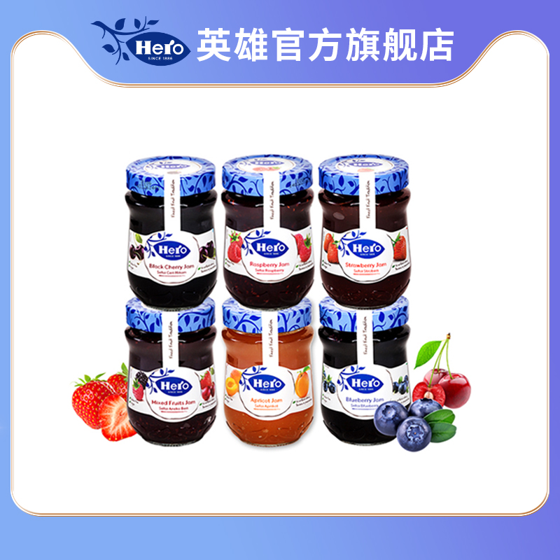 西班牙进口 Hero 英雄 果酱 340g 天猫优惠券折后¥9.9包邮(¥29.9-20)蓝莓、草莓等多味可选 西班牙进口 Hero 英雄 果酱 340g 天猫优惠券折后¥9.9包邮(¥29.9-20)蓝莓、草莓等多味可选