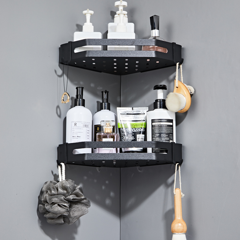 Bathroom triangle rack corner powder room corner shampoo shower gel shelf corner shower room rack