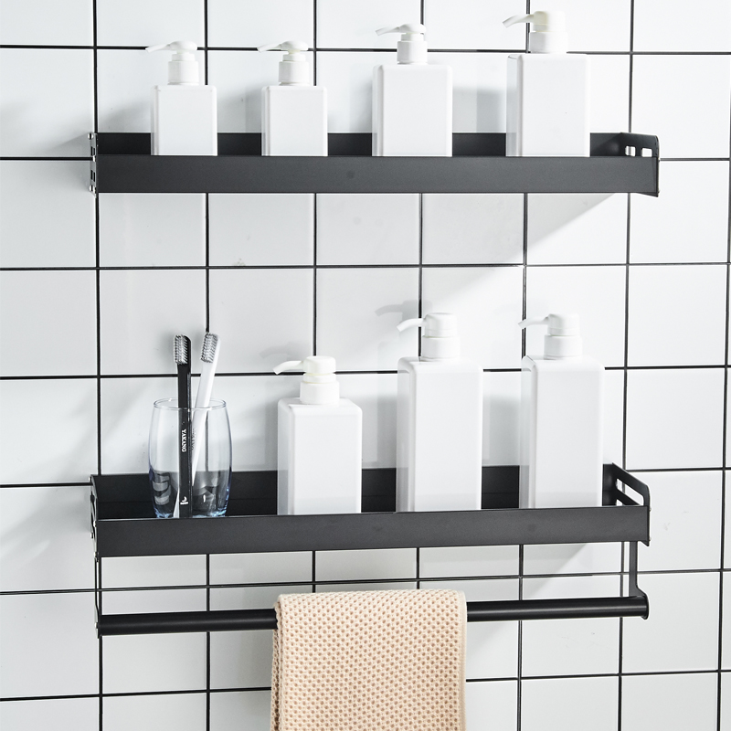 Makeup Room Double Layer Shelve Cosmetics WALL HANGING WASH TABLE WALL HANGING TOWEL FLUSHING COOL ROOM TOILET PENDANT