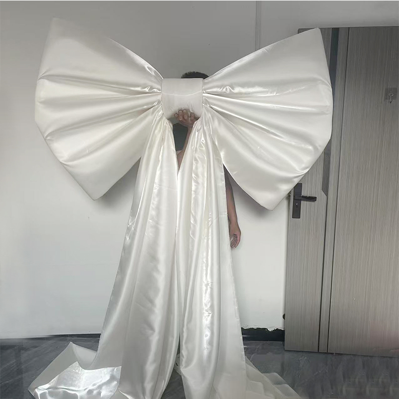 Extra Large White Bow Wedding Decoration Wedding Pink Bridal Room Decoration Shop Background Party Photo Props