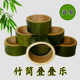 Two-Headed Empty Bamboo Tube Jenga Hollow Bamboo-Free Puzzle Game Wedding Banquet Decoration Two-Headed Empty Bamboo Ring Bamboo Tube