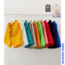 Summer Thin shorts mens beach pants Korean version trends ins Chains 100 lap pure Thrones Harbor Wind cec 50% horsepants