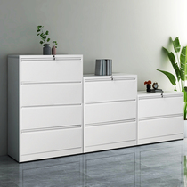  Office hanging labor cabinet A4FC card box iron file information cabinet two three four bucket cabinet drawer certificate file cabinet
