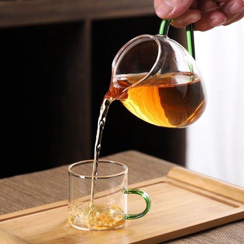 Стеклянный прозрачный мундштук, чайный сервиз с аксессуарами, чай, комплект, увеличенная толщина