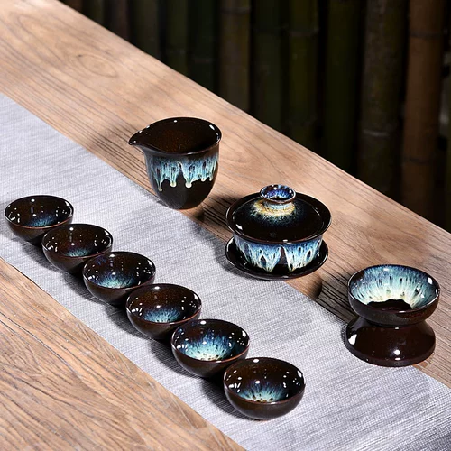 澜扬 Креативная чайная чашка, чайный сервиз, набор, керамический заварочный чайник