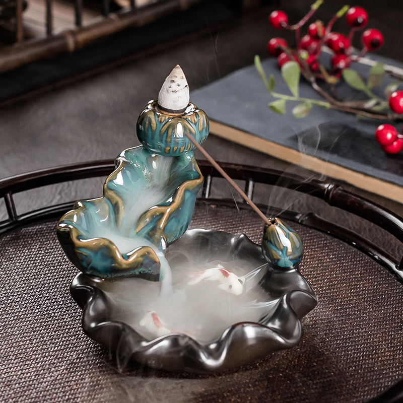 Back-back incense wire Incense Stove Ceramic fragrant inserts Home Indoor incense Incense Stove Zen Balsami Pendulum with Purifying Air Deodorant J-Taobao
