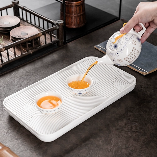 Чайный лоток маленький домохозяйство для хранения воды для чая для чая кунг -фу чай набор слить чайный чай простой сухой чай