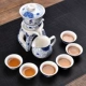 Bộ trà đá nhà máy gốm sứ sáng tạo ấm trà tấm trà kung fu teacup bán tự động lười trà - Trà sứ bộ ấm chén uống trà cao cấp