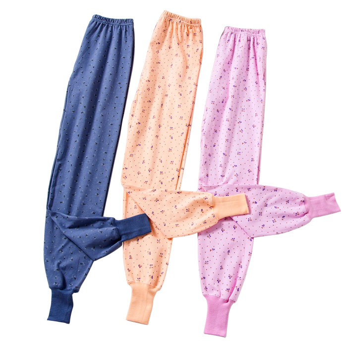 3 womens quần mùa thu trong bông cotton cũ cũ bông old-fashioned xà cạp già lớp đơn bông pajama mẹ quần