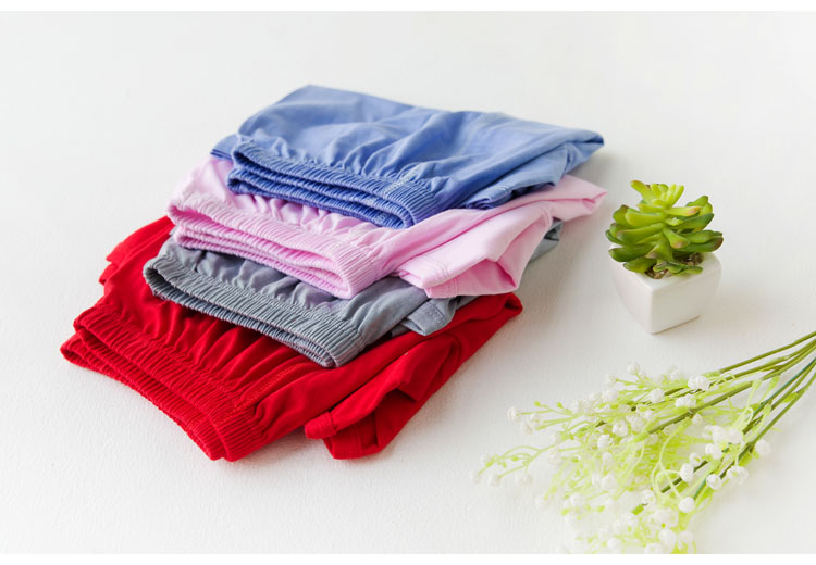 Mua 3 tặng 1 đồ lót nữ trung niên miễn phí đồ lót nữ cotton boxer ông già cỡ lớn màu đỏ quần lớn quần short vá quần lót nam cao tuổi