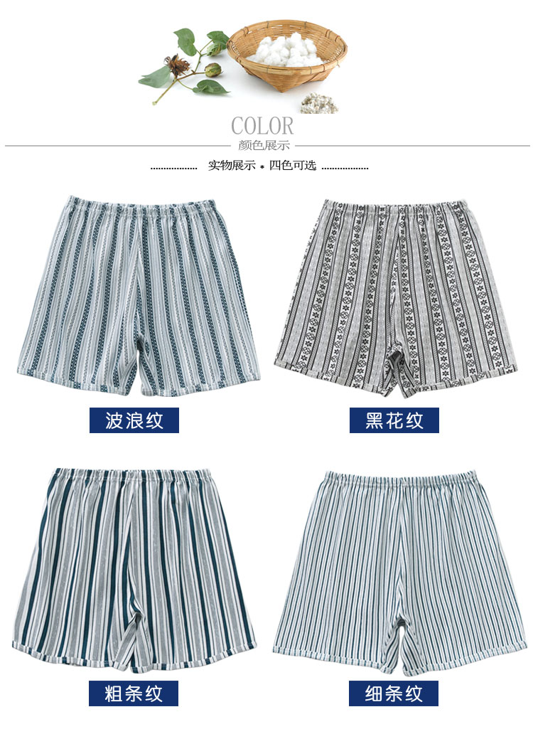 Người đàn ông béo mập đồ lót nam cotton bốn góc quần short cotton trung niên boyshort cỡ lớn mùa hè có thể mặc quần lớn quan lot nu danh cho tuoi 16