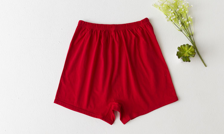 Của phụ nữ cotton boxer shorts nam đồ lót cộng với phân bón để tăng người già cha mẹ chất béo mm trung niên bốn cánh lớn quần