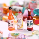 Маленькая реалистичная трехмерная бутылка, детская игра с едой, аксессуар, «сделай сам»