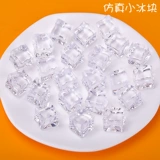 Реалистичные маленькие кубики льда, маленькая игра с едой, аксессуар, ручка ручной работы, популярно в интернете, «сделай сам»