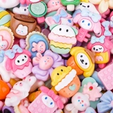 Мультяшная кукла, маленький кремовый трехмерный аксессуар, «сделай сам», популярно в интернете