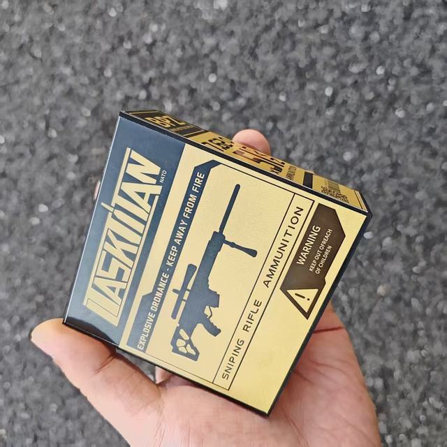 Delta Force 762 Bullet 51mm Physical Model Game Ip Peripheral 3D Printed Collectible Ornament Golden Bullet