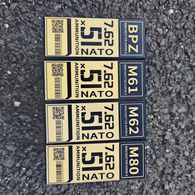 Delta Force 762 Bullet 51mm Physical Model Game Ip Peripheral 3D Printed Collectible Ornament Golden Bullet