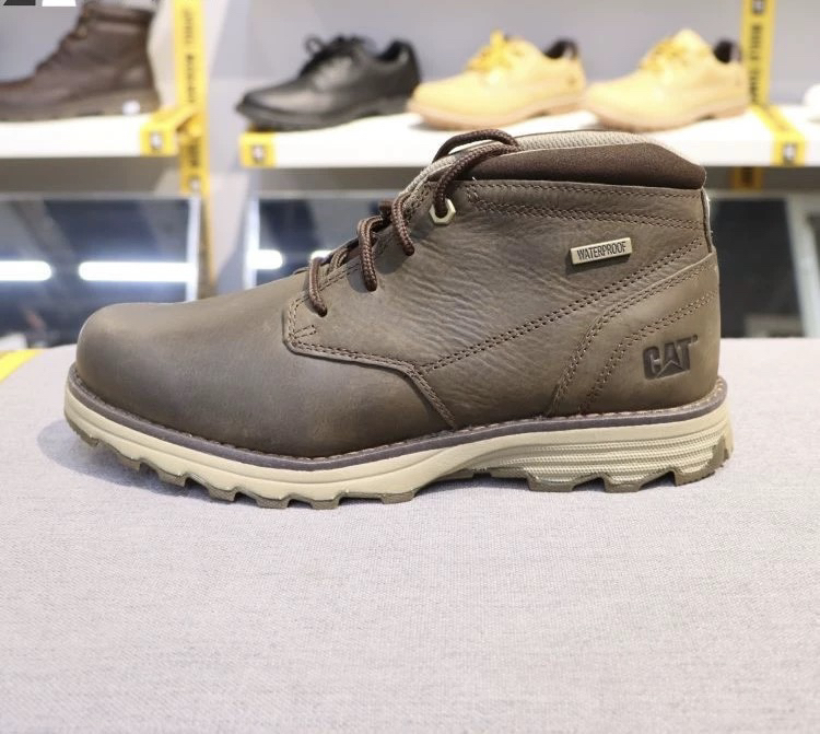 Cat Men's Autumn and Winter Waterproof Work Boots Cowhide Casual Men's Shoes P720687 P720686