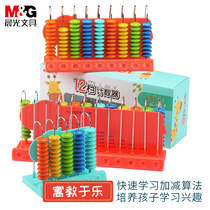 Chenguang childrens early education arithmetic teaching aids counter Primary School students first grade calculation frame mathematics Abacus plate addition and subtraction