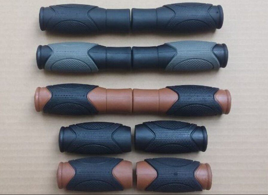 Pro folding car original handle set Mountain bike bicycle handle set Turn handle Short handle set grasp