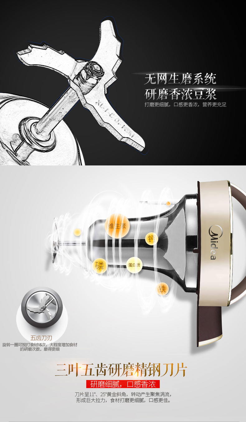 Máy làm sữa đậu nành / đậu nành HC13L11 tự động đặt trước tại nhà xay thô lọc sữa đậu nành miễn phí - Sữa đậu nành Maker máy làm sữa unie v1