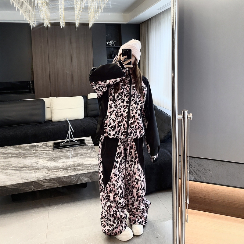 Sweetheart Lie 2627 New Model 3L Hard Shell Laminated Waterproof Oversize Snowboard Suit Set Ski Pants