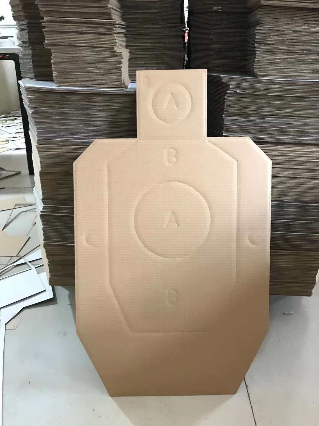 IPSC target paper diamond IDPA partition double-sided half-body live ammunition training corrugated cardboard water-absorbing bullet BB bullet target paper
