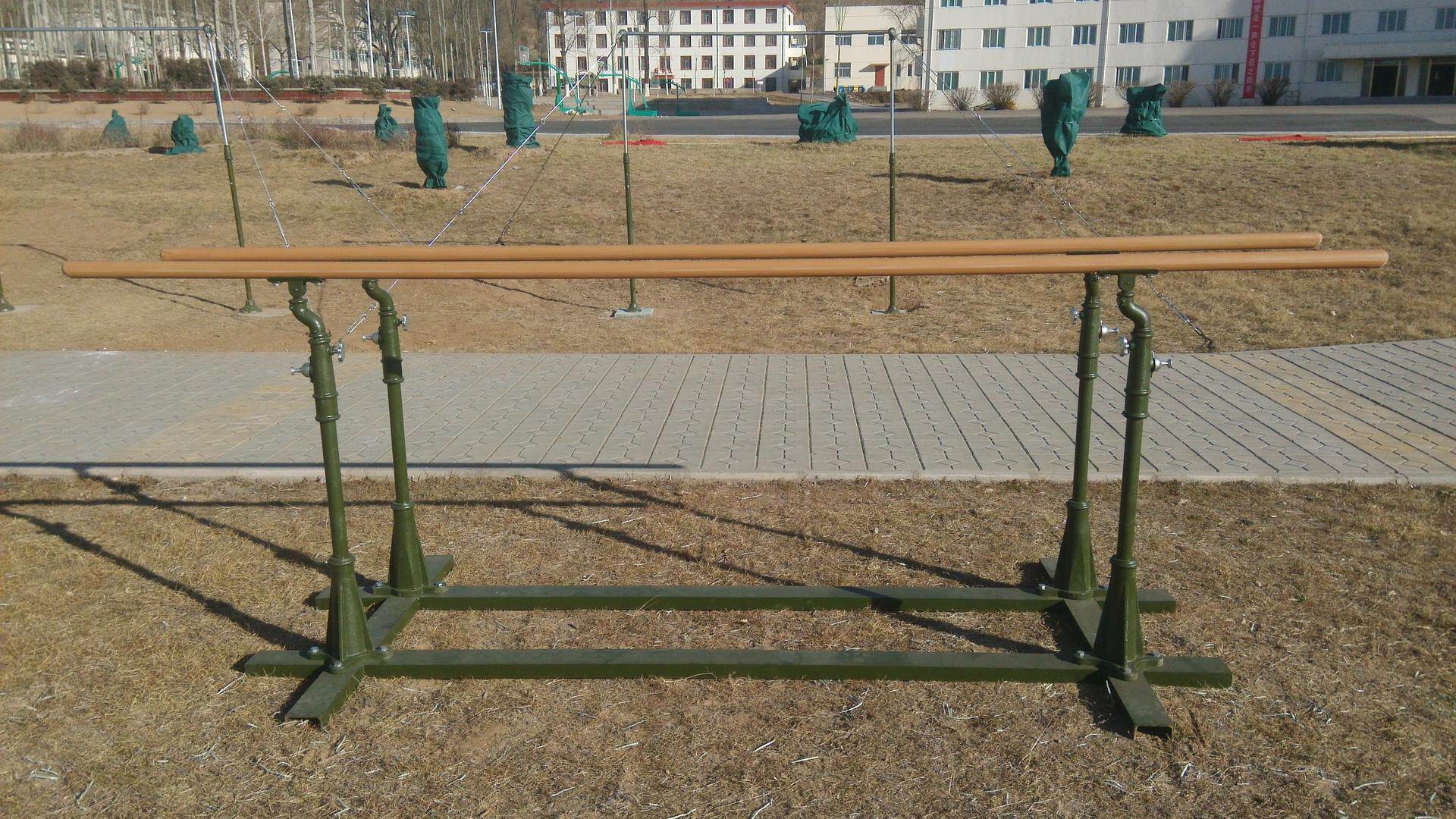 Single parallel bars for training outdoor horizontal bars outdoor park community household cast iron single parallel bars