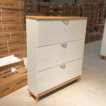 Home door shoe cabinet Home door door Ultra-thin dump shoe cabinet Simple modern foyer cabinet large capacity    